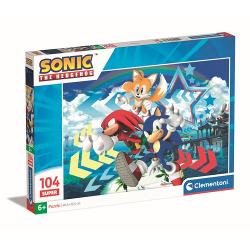 Puzzle Enfant 104 Pièces Super - Sonic