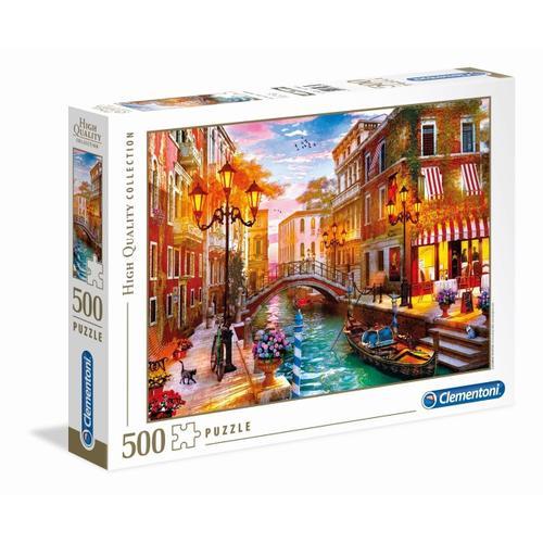 Puzzle Adulte 500 Pièces - Sunset Over Venice