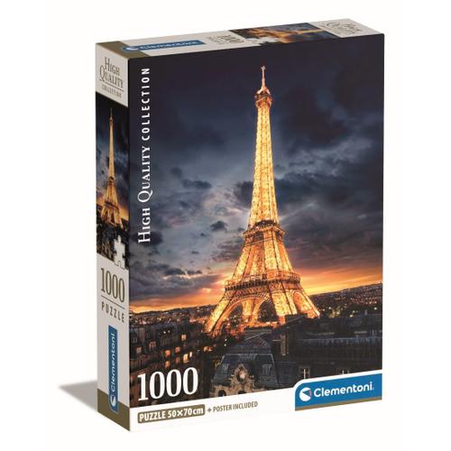 Puzzle Compact Puzzle 1000 Pièces - Tour Eiffel
