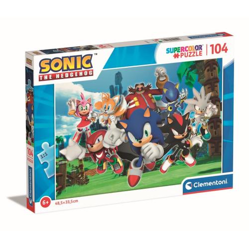 Puzzle Enfant 104 Pièces - Sonic