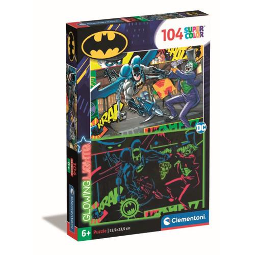 Puzzle Enfant Glowing Lights 104 Pièces - Batman