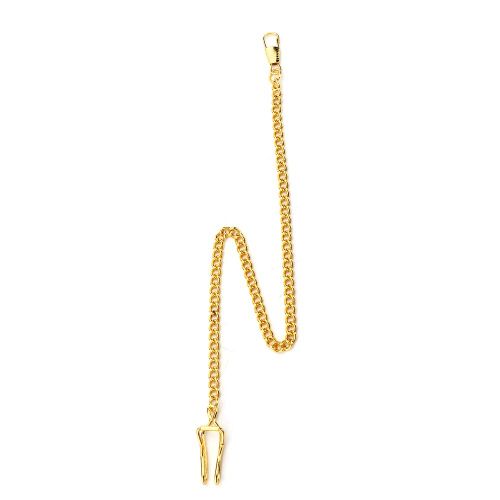 Chaine De Montre De Poche Retro Vintage En Or, Argent, Bronze, Pendentif En Metal (Or)