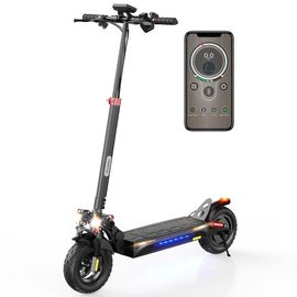 Trottinette Electrique Iscooter Ix4 800w 10" Avec App 48v 15 Ah Vitesse Maxi 45km/H Autonomie Maxi 45 Km Puissante Pour Adulte