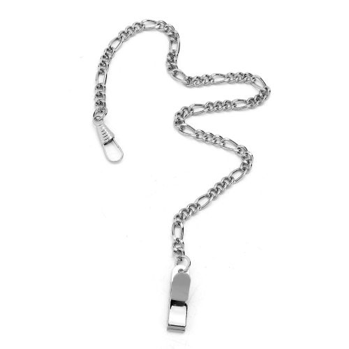 Montre De Poche Vintage A Clip En Metal, 36,5 Cm, Chaine A Maillons, Cadeau Classique Et Antique (Argent)