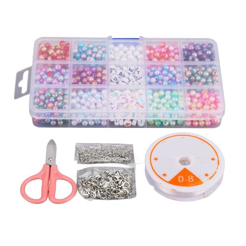 Ensemble De 15 Perles En Fausses Perles A Faire Soi-Meme, En Vrac, Pour Bijoux, Colliers Et Accessoires
