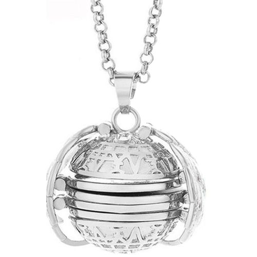 Collier Medaillon Photo En Forme D'ailes Multicouche, Pendentif Photo Personnalise A La Mode