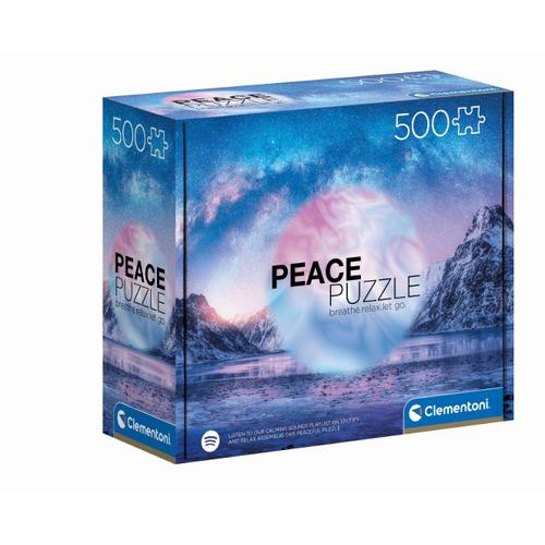 Puzzle Adulte Peace Puzzle - 500 Pièces - Light Blue