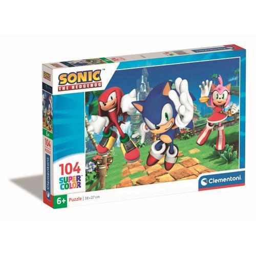 Puzzle Enfant 104 Pièces - Sonic