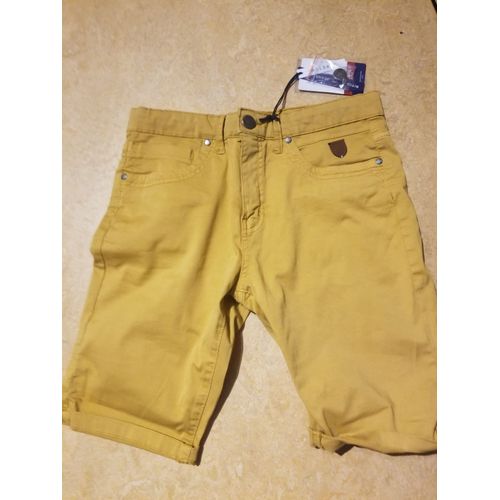 Bermuda Blochellli Taille 38 Jaune Or