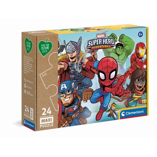 Puzzle Enfant 24 Pièces Maxi Play For Future - Marvel Superhero