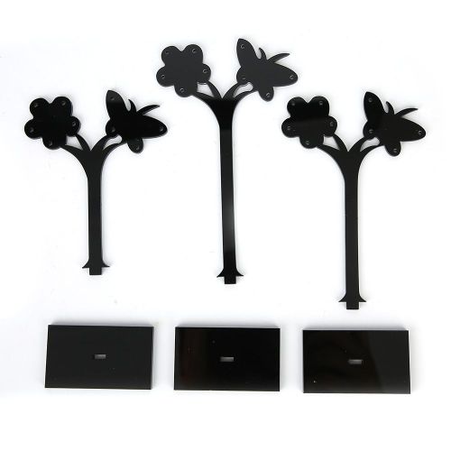Lot De 2 Presentoirs A Bijoux En Acrylique Pour Boucles D'oreilles