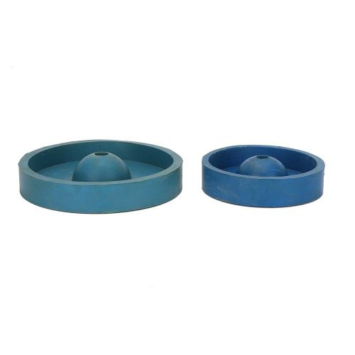 Lot De 2 Moules A Cire Moulee En Caoutchouc De 7,6 Cm Et 10,2 Cm, Pour La Fabrication De Bijoux