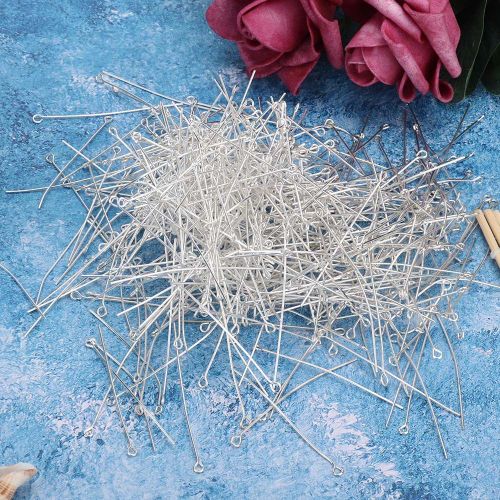 Lot De 500 Aiguilles A Perles Et Epingles De 50 Mm Pour Boucles D'oreilles, Accessoires De Bijouterie