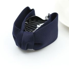 Pinces A Cheveux Tendance En Forme De Noud Papillon, Accessoire Decoratif Pour Coiffure Feminine (Bleu Fonce)
