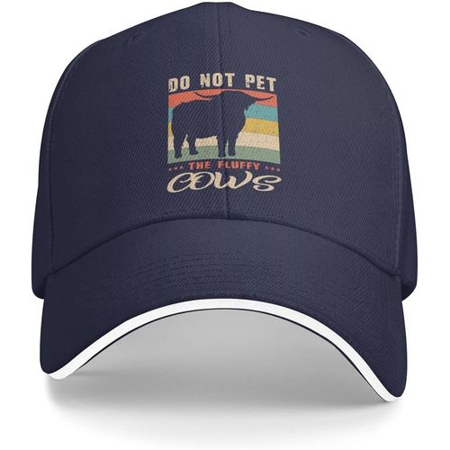Ne Pas Caresser Les Vaches Moelleuses, Chapeau Pour Hommes, Casquette De Baseball, Casquette Graphique