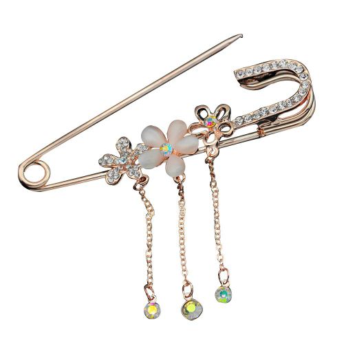 Ai015-A Boutique Sweet Boutonniere Luxueuse Broche Noud Papillon Strass Femme