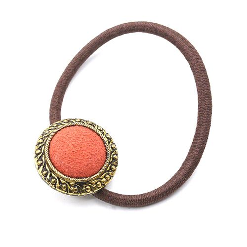 Bandeau Elastique Tendance Pour Femme Et Fille, Joli Pendentif, Accessoire Pour Cheveux (Rose Rouge)