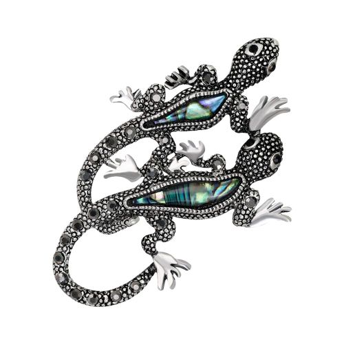 Broche Retro En Alliage En Forme De Gecko Pour Femme, Accessoire De Bijouterie, Cadeau