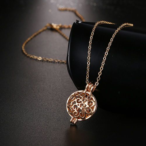 Collier A Pendentif En Chaine Plaquee Pour Femme Et Fille, Collier A L'arome Delicat (#4)