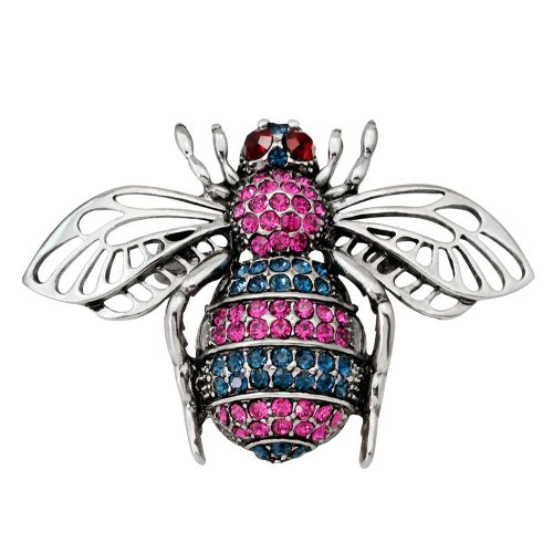 Broche Abeille En Alliage Pour Femme, Accessoire De Mode Exquis (Ag130-A)