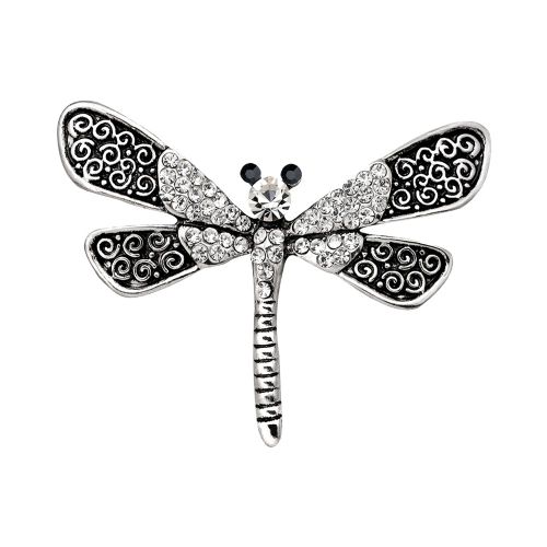 Broche Decorative En Alliage En Forme De Libellule, Style Retro Europeen Et Americain