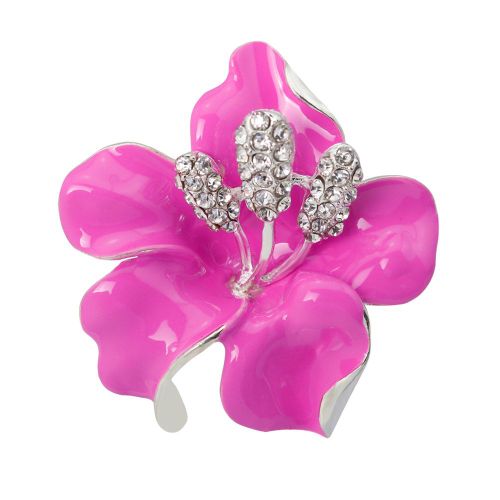 Broche Tendance En Forme De Fleur, Bijou Elegant, Cadeau Pour Femme (Al001-B)