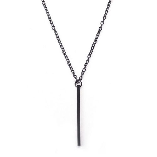 Collier Pendentif En Alliage Tendance Pour Femmes Et Filles, Ideal Pour Une Fete, Un Bal (Noir)