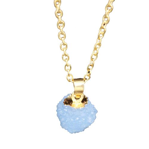3107 Pendentif En Resine Chataigne D'eau, Bracelet En Alliage, Chaine Tendance, Cadeaux (Caeruleous)