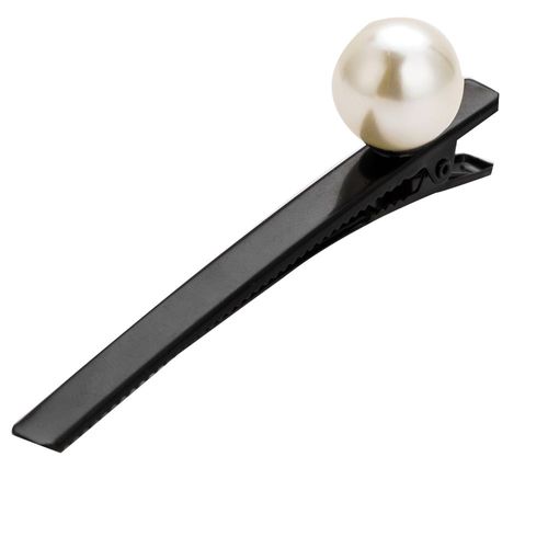 Barrettes A Cheveux Elegantes En Perles Pour Femmes Et Filles (Argent)