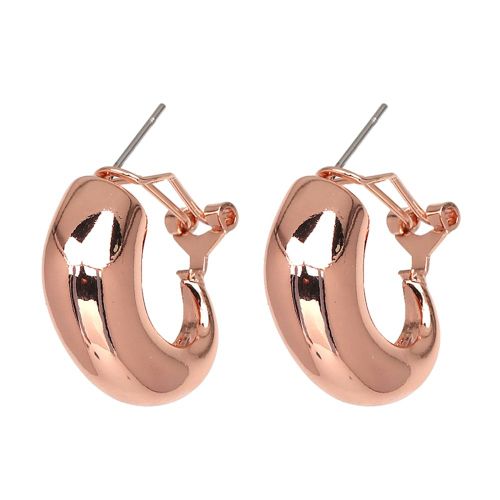 Boucles D'oreilles Pendantes En Alliage, Elegantes Et Tendance, Accessoire De Decoration (Or Rose)