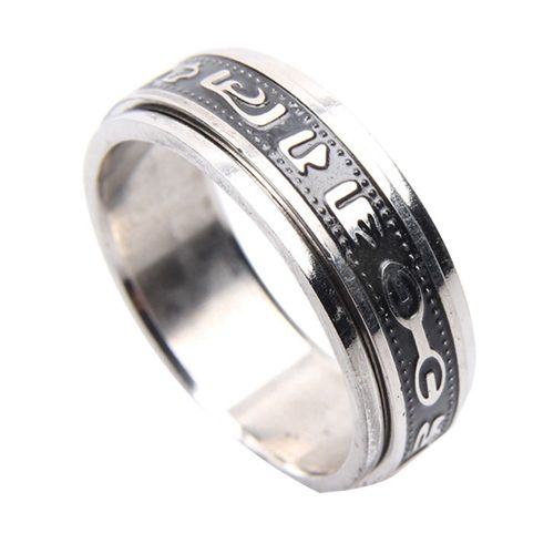 Accessoire De Bijouterie Tendance, Cadeau, Bague Simple En Alliage, Decoration De Bijoux (20 Mm)