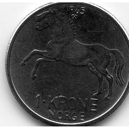 Norvège 1 Krone 1965