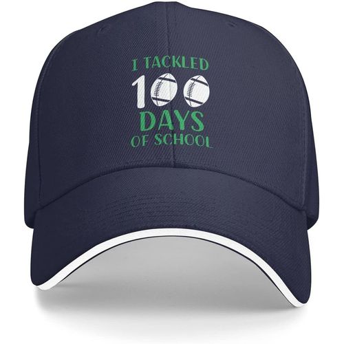J'ai Attaqué 100 Jours D'école, Chapeau De Football, Chapeaux De Papa Pour Hommes, Chapeaux À La Mode