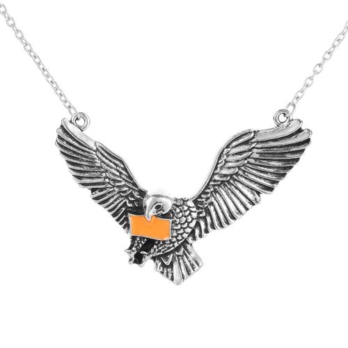 Collier Avec Pendentif Aigle Animal Pour Homme, Accessoire De Bijouterie Delicat En Alliage