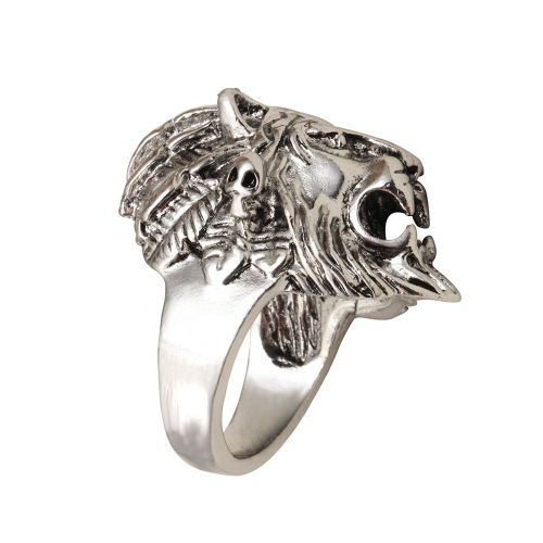 Bague Tete De Lion Exageree De Style Retro J274, Accessoire De Bijouterie (11)