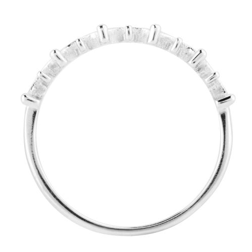 Bague Romantique En Argent Massif 925 Avec Strass Pour Femme, Mariage, Fiancailles, Anniversaire