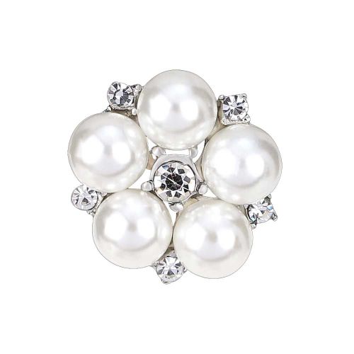 Broche Decorative En Alliage Avec Strass Brillants Et Tendance