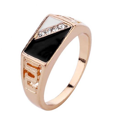 Bague Tendance Pour Femme, Bijou Decoratif En Strass Brillants Pour Mariage (Or, N¡Ã?9)