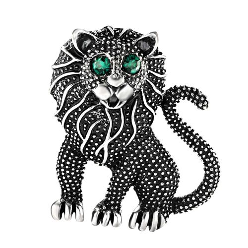 Broche En Alliage En Forme De Lion Pour Femmes Et Filles, Accessoire De Bijouterie