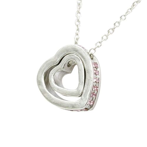 Collier Tendance En Alliage Avec Double Cour Et Strass (#2)
