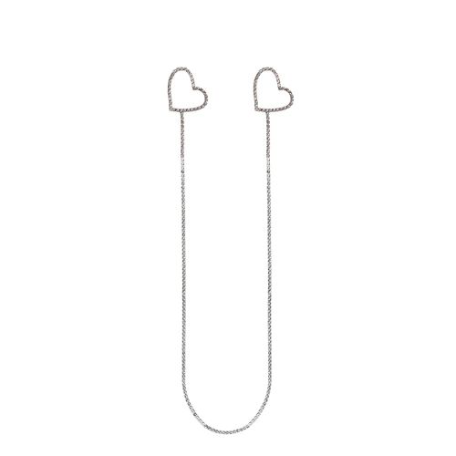 Boucles D'oreilles Longues A Licou Pour Femmes, Collier Integre, Bijoux Monobloc (E5236)