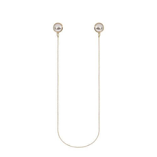 Boucles D'oreilles Longues A Licou Pour Femmes, Collier Integre, Bijoux Monobloc (E5222)