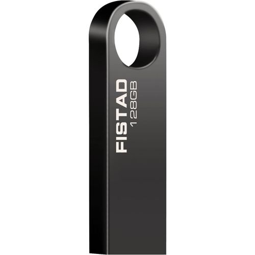 128 Go Clé USB 2.0 Mini Métal Flash Drive Portable Imperméable Mémoire Stick pour PC,Tablette,etc (Gris)