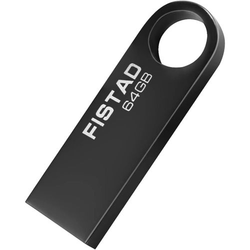 64 Go Clé USB 2.0 Métal Flash Drive Mini Mémoire Stick Portable Imperméable Pen Drive pour PC/MacBook/Tablette (Gris)