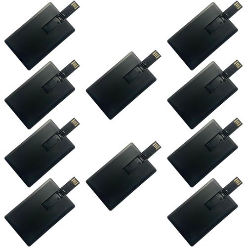 10 Pièces Clé USB 1 Go Lecteur Flash USB Carte de Noir Card Mémoire Stick pour la Sauvegarde de l`Ordinateur/Ordinateur Portable
