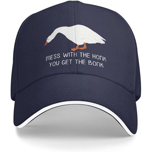 Silly Goose Hat Mess With The Honk You Get The Bonk Hat Femmes Papa Chapeaux Casquette Graphique