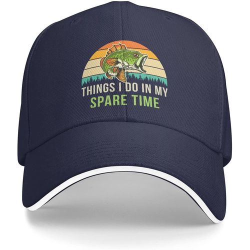 Chapeau De Pêche Choses Que Je Fais Pendant Mon Temps Libre, Chapeau Pour Femmes, Chapeaux De Papa, Casquette Drôle