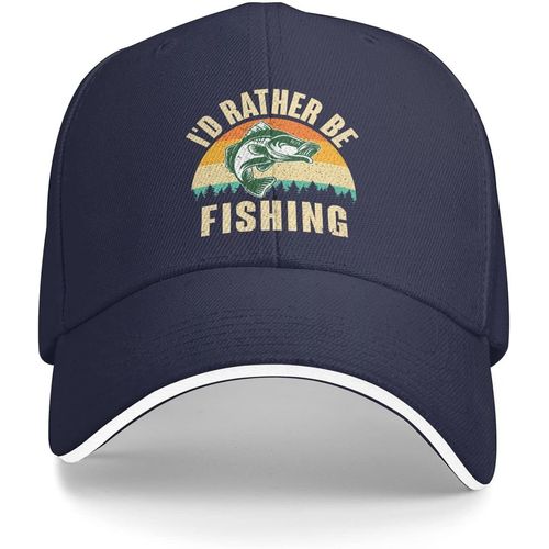 Chapeau De Pêche Je Préfère Être Chapeau De Pêche Hommes Casquettes De Baseball Casquettes À La Mode