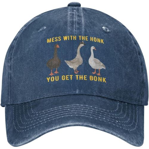 Silly Goose Hat Mess With The Honk You Get The Bonk Hat Pour Femme Casquette De Baseball Chapeau Graphique