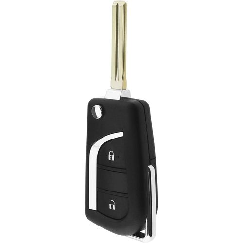 Store Coque de clé Pliante à 2 Boutons Compatible avec Aygo 2014-2021
